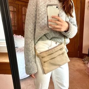 Taupe mini purse
